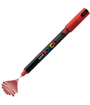 Uni Posca PC-1MR Boyama Markörü 0.7 mm. KIRMIZI