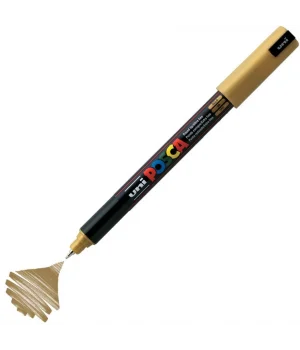 Uni Posca PC-1MR Boyama Markörü 0.7 mm. METALİK ALTIN