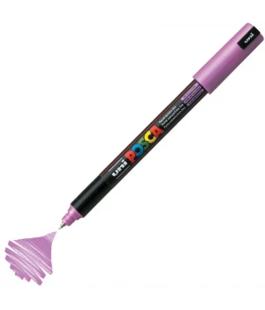 Uni Posca PC-1MR Boyama Markörü 0.7 mm. METALİK PEMBE