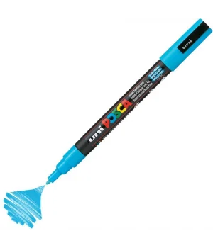 Uni Posca PC-3M Boyama Markörü 0.9-1.3 mm. AÇIK MAVİ