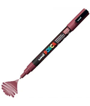 Uni Posca PC-3M Boyama Markörü 0.9-1.3 mm. ŞARAP KIRMIZI