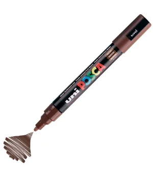 Uni Posca PC-5M Boyama Markörü 1.8-2.5 mm. KAHVERENGİ
