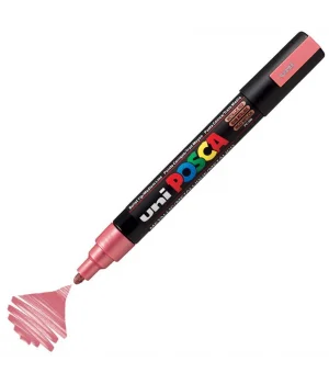 Uni Posca PC-5M Boyama Markörü 1.8-2.5 mm. METALİK KIRMIZI
