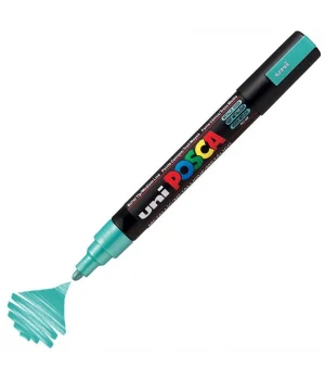 Uni Posca PC-5M Boyama Markörü 1.8-2.5 mm. METALİK YEŞİL