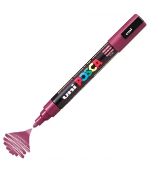 Uni Posca PC-5M Boyama Markörü 1.8-2.5 mm. ŞARAP KIRMIZI