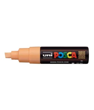 Uni Posca PC-8K Boyama Markörü 8 mm. Kesik Uç AÇIK TURUNCU