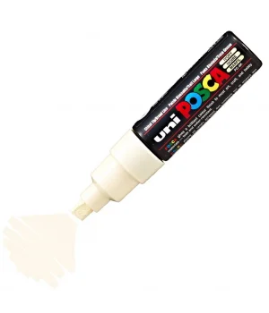 Uni Posca PC-8K Boyama Markörü 8 mm. Kesik Uç FİLDİŞİ