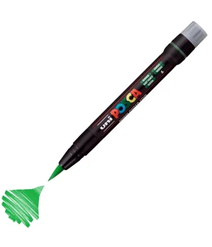 Uni Posca PCF-350 Boyama Markörü 1-10 mm. Fırça Uç YEŞİL