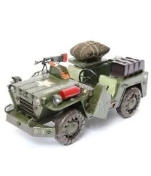 U.S. Army Jeep M151 Elyapımı Eskitilmiş Biblo 25cm