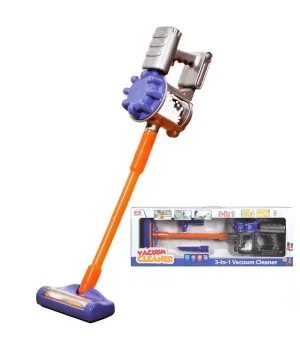 Vacuum Cleaner Pilli Kablosuz Oyuncak Dikey Elektrik Süpürgesi