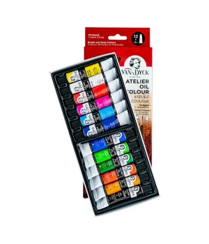 Van Dyck Atelier Yağlı Boya Seti 12 Renk x 12 ml.