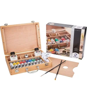 Van Gogh Basic Box Ahşap Çantalı Yağlı Boya Seti