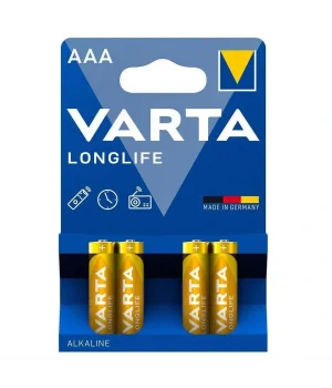 Varta Longlife AAA 4'lü İnce Kalem Pil