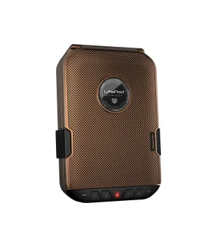 Vaultek Lifepod Seyahat Humidoru Antik Brass