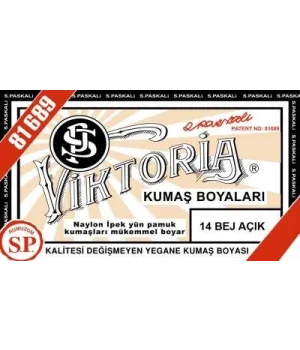 Viktoria Toz Kumaş Boyası 14 BEJ AÇIK