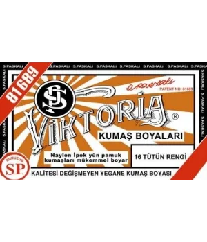 Viktoria Toz Kumaş Boyası 16 TÜTÜN RENGİ