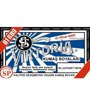 Viktoria Toz Kumaş Boyası 29 LACİVERT ORTA