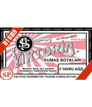 Viktoria Toz Kumaş Boyası 3 YAVRUAĞZI