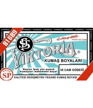 Viktoria Toz Kumaş Boyası 35 CAM GÖBEĞİ