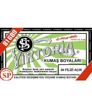 Viktoria Toz Kumaş Boyası 36 FİLİZİ AÇIK