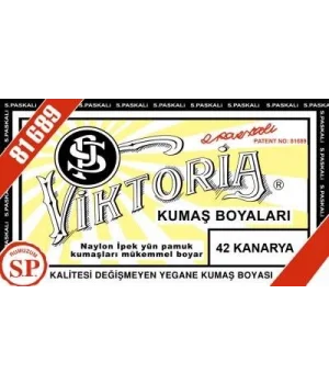 Viktoria Toz Kumaş Boyası 42 KANARYA