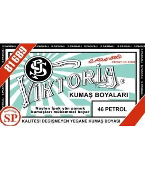 Viktoria Toz Kumaş Boyası 46 PETROL