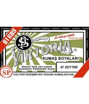Viktoria Toz Kumaş Boyası 47 ZEYTİNİ