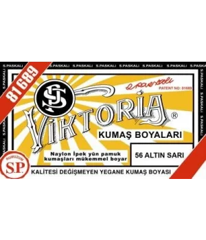 Viktoria Toz Kumaş Boyası 56 ALTIN SARI