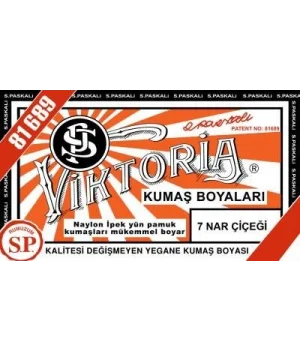 Viktoria Toz Kumaş Boyası 7 NAR ÇİÇEĞİ