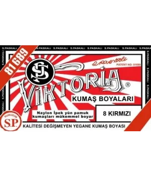 Viktoria Toz Kumaş Boyası 8 KIRMIZI