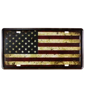 Vintage Metal Plaka American 15x30