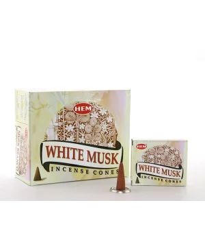 White Musk Aromalı Konik Tütsü