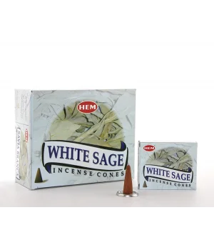 White Sage Aromalı Konik Tütsü