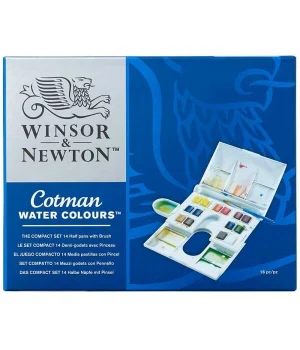 Winsor & Newton Cotman Sulu Boya Seti Compact Set 14 Renk