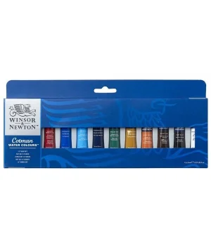 Winsor & Newton Cotman Tüp Sulu Boya Seti 12 Renk x 8 ml.