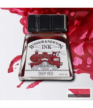 Winsor & Newton Drawing Ink Çizim Mürekkebi 14 ml. 227 Deep Red