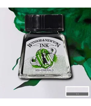 Winsor & Newton Drawing Ink Çizim Mürekkebi 14 ml. 235 Emerald