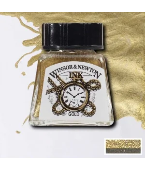 Winsor & Newton Drawing Ink Çizim Mürekkebi 14 ml. 283 Gold
