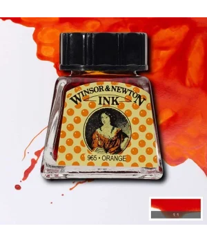Winsor & Newton Drawing Ink Çizim Mürekkebi 14 ml. 449 Orange