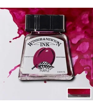 Winsor & Newton Drawing Ink Çizim Mürekkebi 14 ml. 542 Purple
