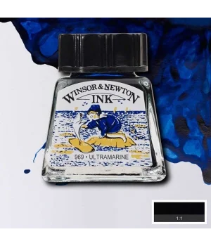 Winsor & Newton Drawing Ink Çizim Mürekkebi 14 ml. 660 Ultramarine