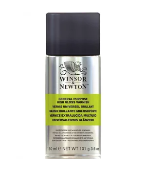 Winsor & Newton General Purpose High Gloss Varnish Çok Amaçlı Parlak Sprey Vernik 150 ml.