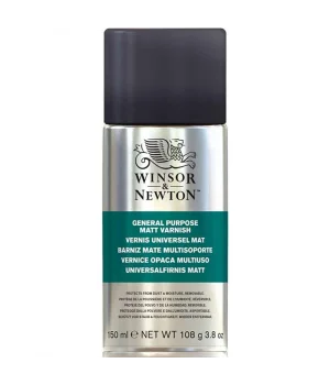 Winsor & Newton General Purpose Matt Varnish Çok Amaçlı Mat Sprey Vernik 150 ml.