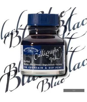 Winsor & Newton Kaligrafi Mürekkebi 30 ml. 034 BLUE BLACK
