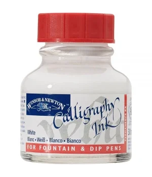 Winsor & Newton Kaligrafi Mürekkebi 30 ml. TITANIUM WHITE