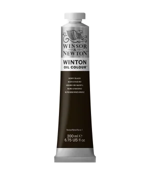 Winsor & Newton Winton Yağlı Boya 200 ml. 24 Ivory Black