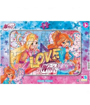 Winx 24 Parça Frame Puzzle