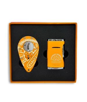 Xikar H.Upmann Sarı Puro Çakmağı ve Kesici Seti