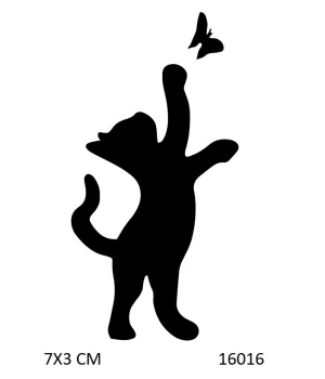 Yavru Kedi Geçici Dövme Şablonu