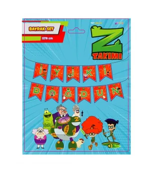 Z Takımı İyi ki Doğdun Harf Afiş